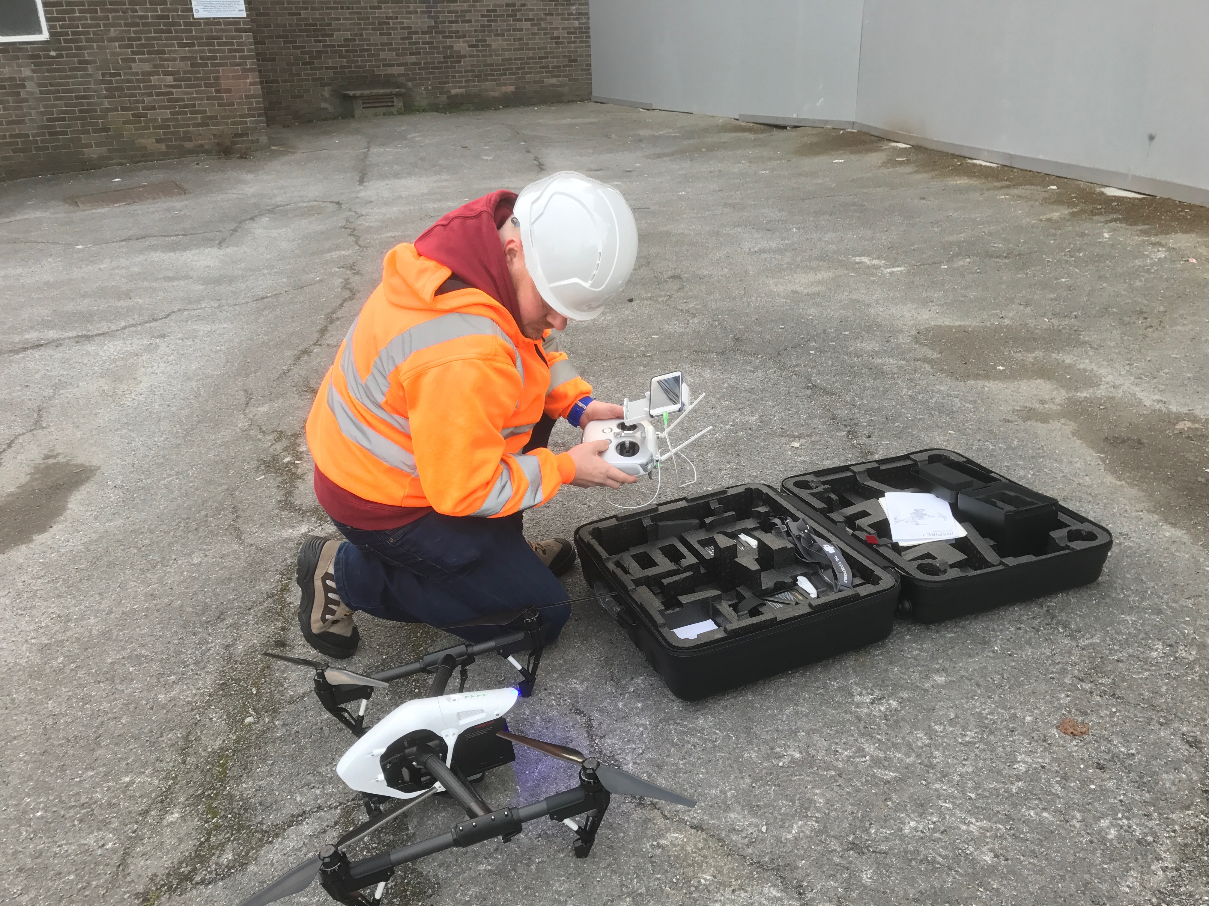 Immersive Video Production Action Camera 360 VR Drones Plymouth. Assembling of the Drone.